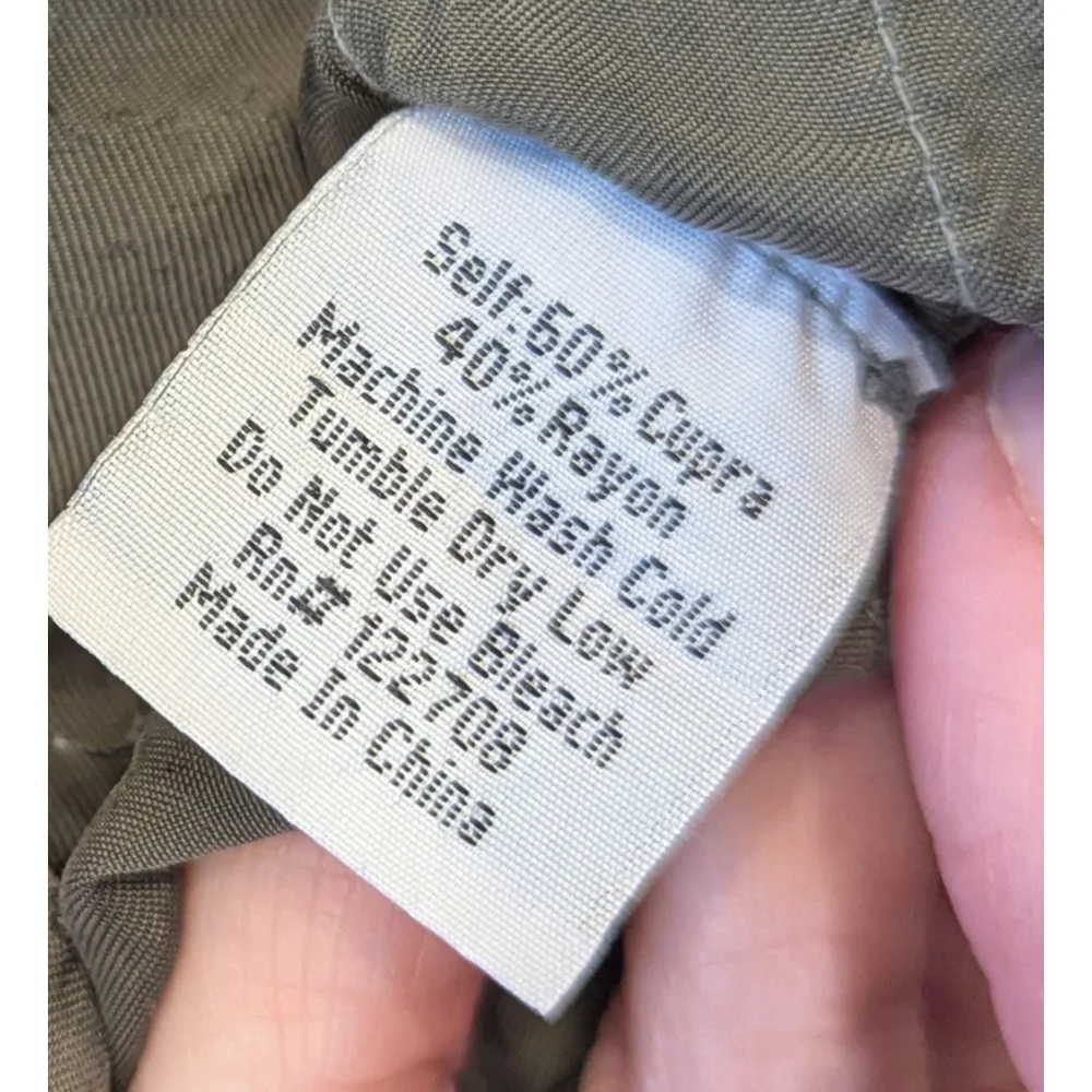 Johnny Was Pete & Greta Green Cargo Cupra Rayon Pants Size 8 - Picture 7 of 8